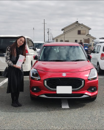 新型スイフトの納車式